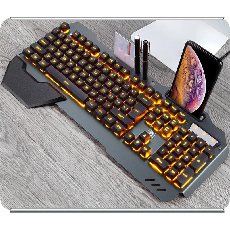 Ergonomic Wired RGB Gaming Keyboard